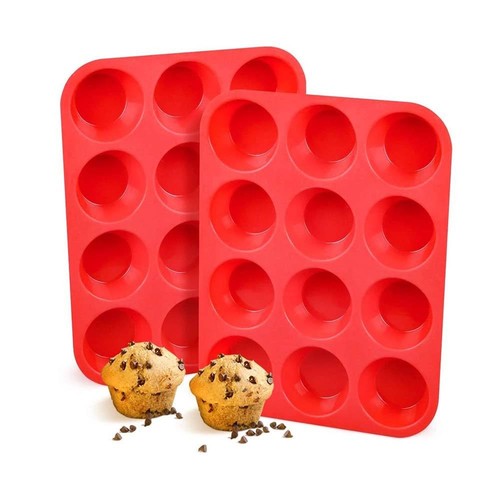 Teglia muffin silicone 12 - teglia,